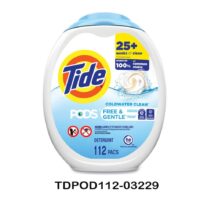112ct Tide Pods- Free & Gentle 4/cs