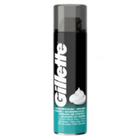 200ml. Gillette Shave Foam, Sensitive 6/cs ***98017