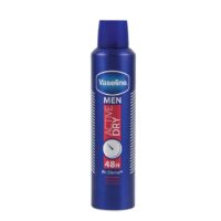 250ml {8.45oz}Vaseline Men Deodorant Spray - Active Dry 6/cs..