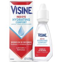 0.28oz Visine Hydrating Comfort, Reliever Eye Drops 12/cs Exp. 2/28