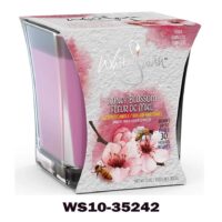 10 Oz White Swan/ Scented Candle/Honey Blossom 6/cs